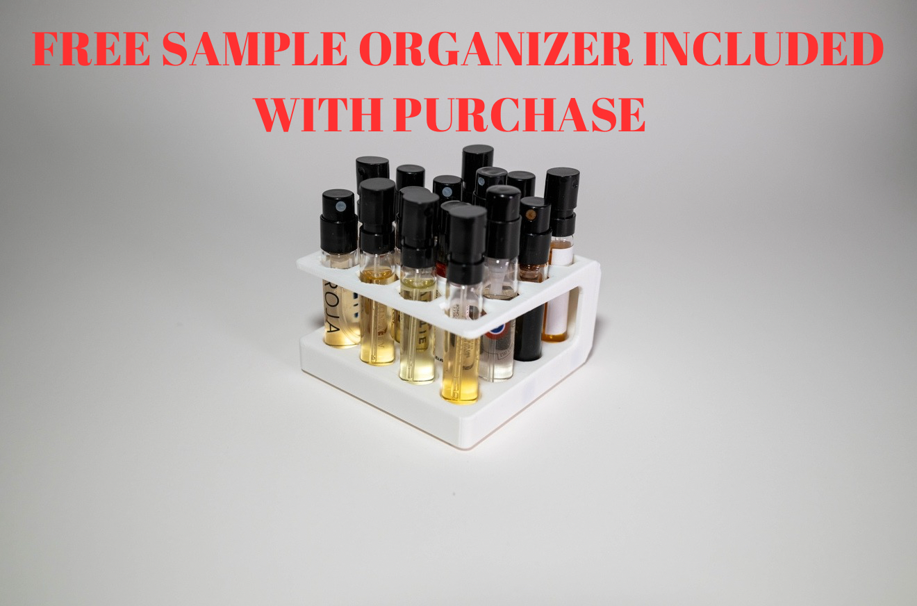 Premium Fragrance Stand +Free Sample Organizer (No LED)